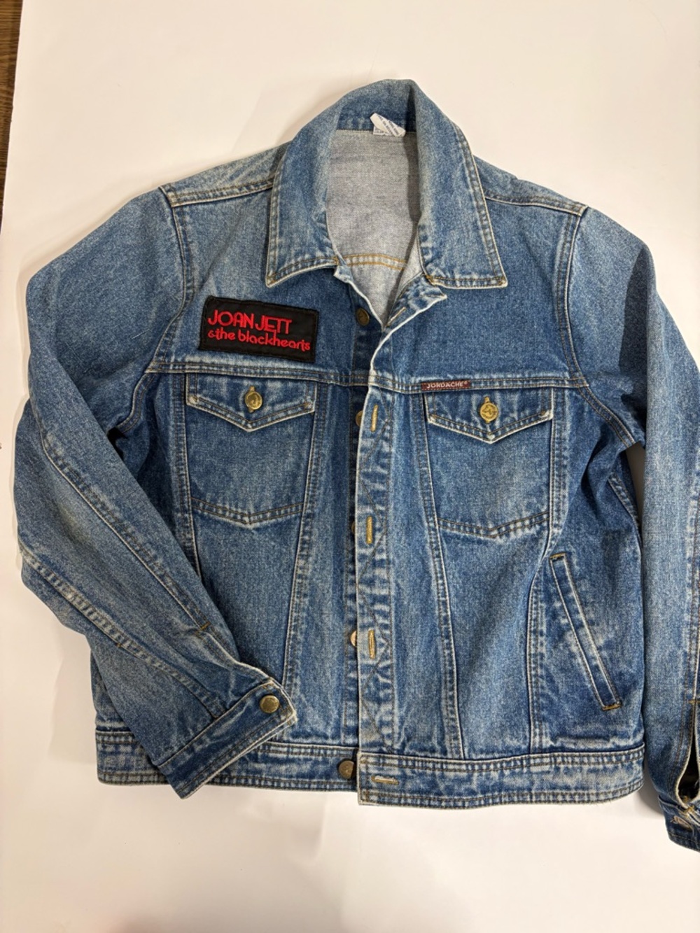 Vintage | Jordache Denim Jacket w/ Joan Jett Patch